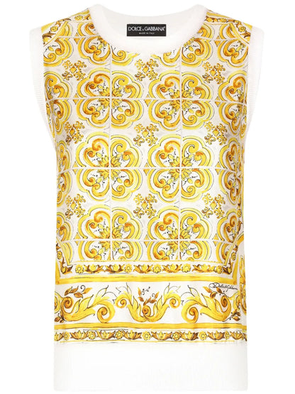 Majolica Sleeveless Sweater