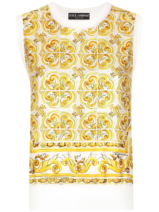 Majolica Sleeveless Sweater
