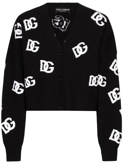Logo Embroidered Cardigan