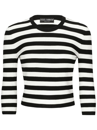 Striped Cropped Jumper