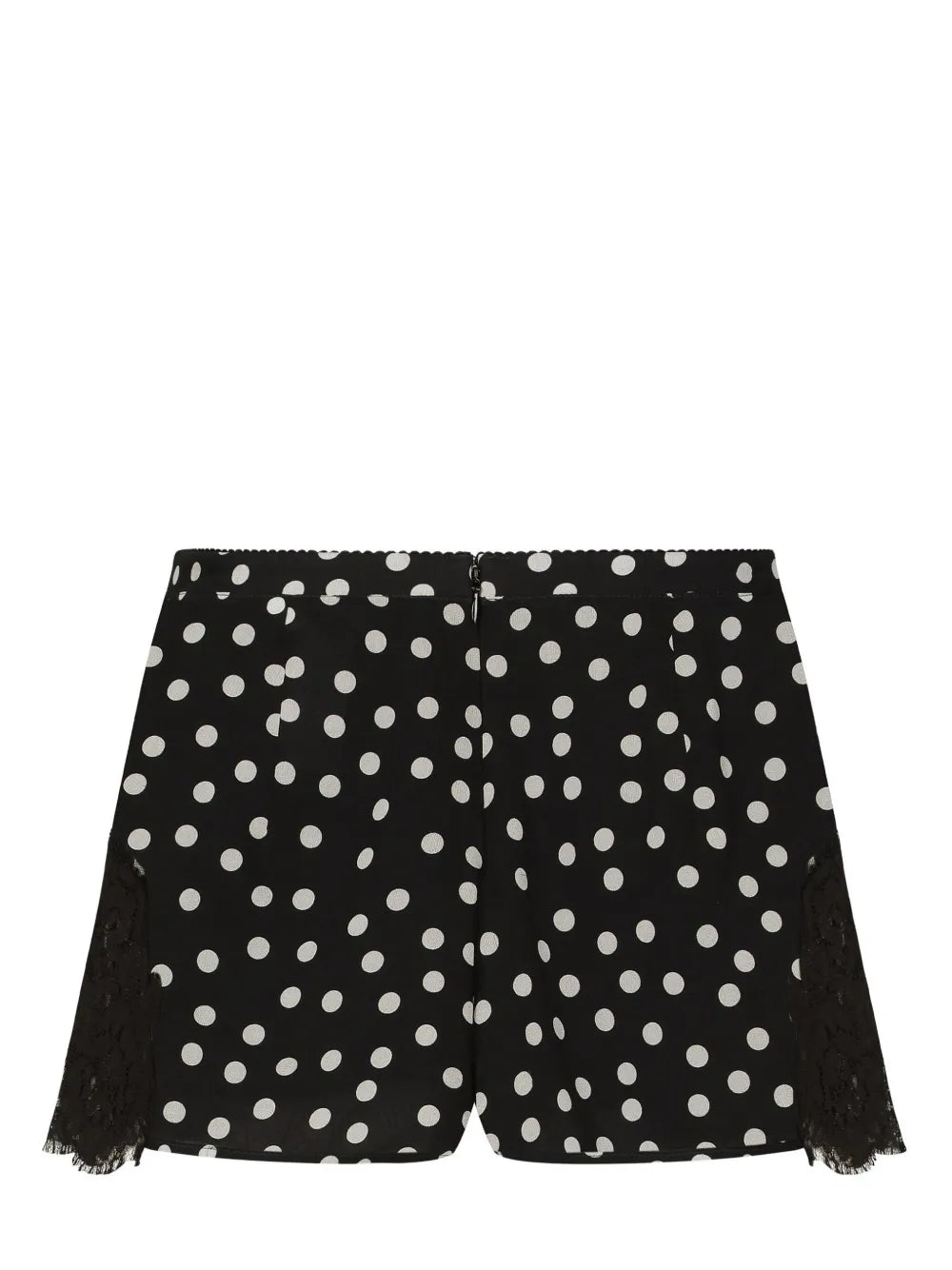 Polka-Dot Silk-Blend Shorts