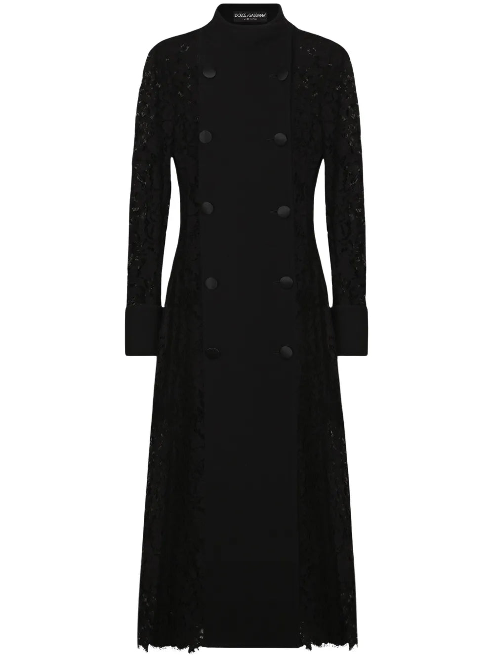 Lace-Panelling Coat
