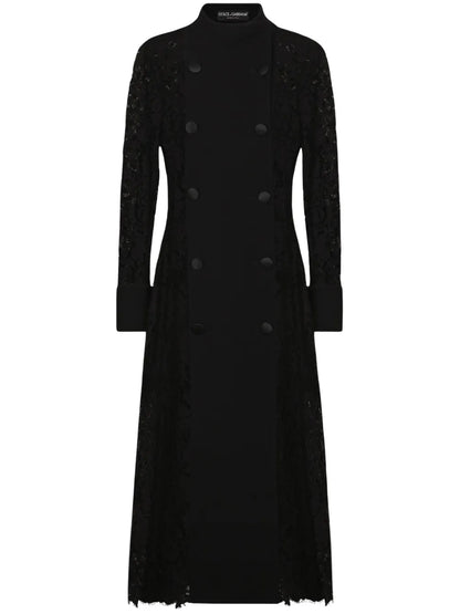 Lace-Panelling Coat