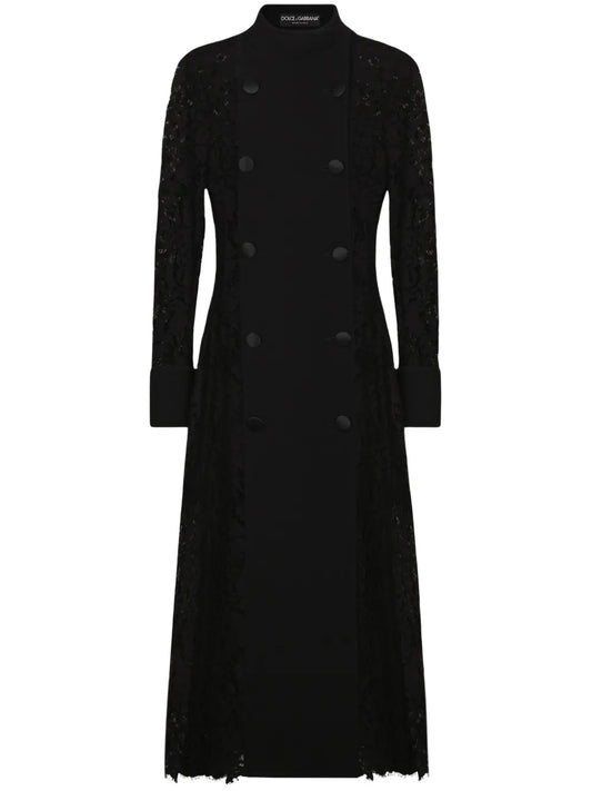 Lace-Panelling Coat