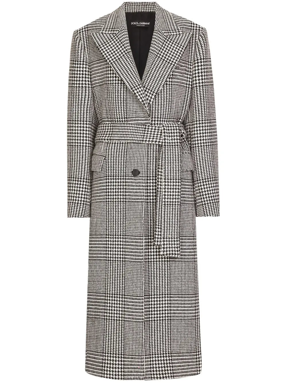 Check-Pattern Coat