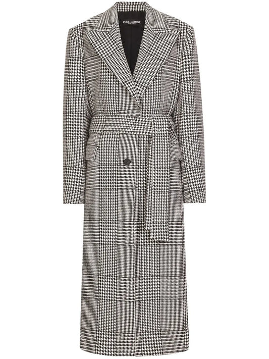 Check-Pattern Coat