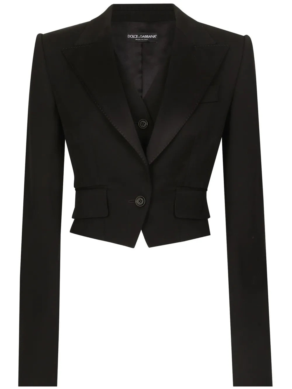 Gabardine Cropped Jacket