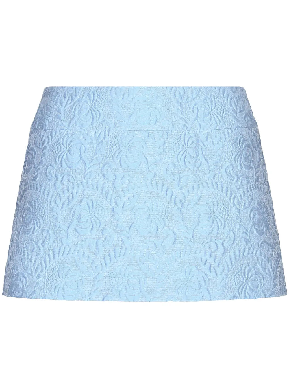 Fitted Brocade Mini Skirt