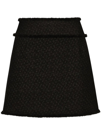 Bouclé Mini Skirt