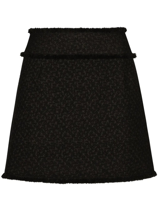 Bouclé Mini Skirt
