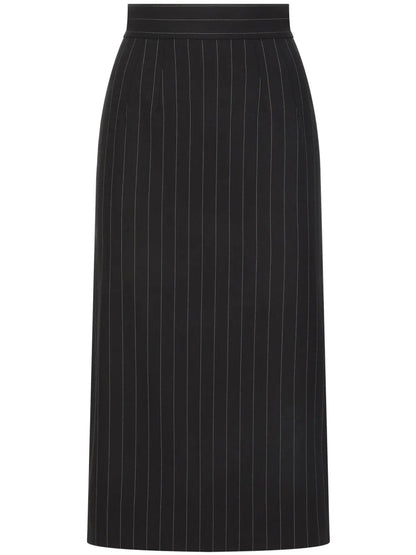 Pinstriped Skirt
