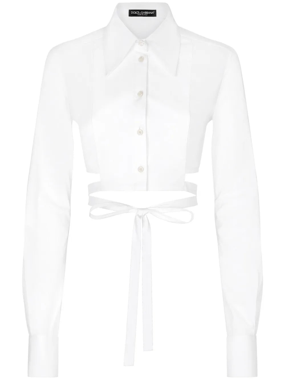 Criss-Cross Cropped Shirt