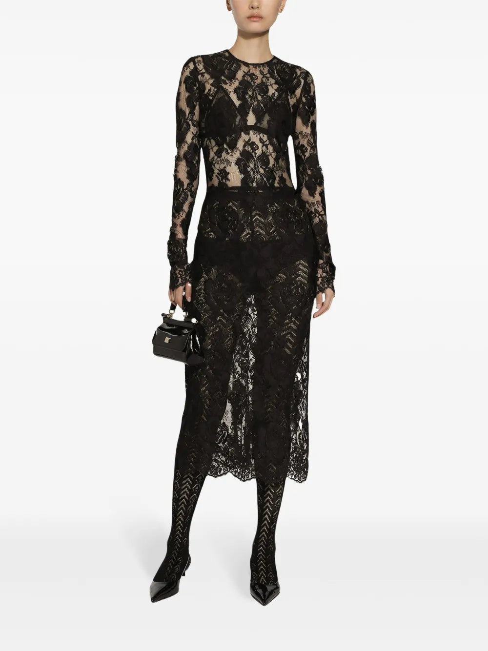 Lace Midi Dress