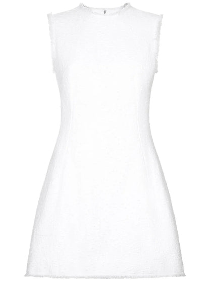 Tweed Sleeveless Minidress