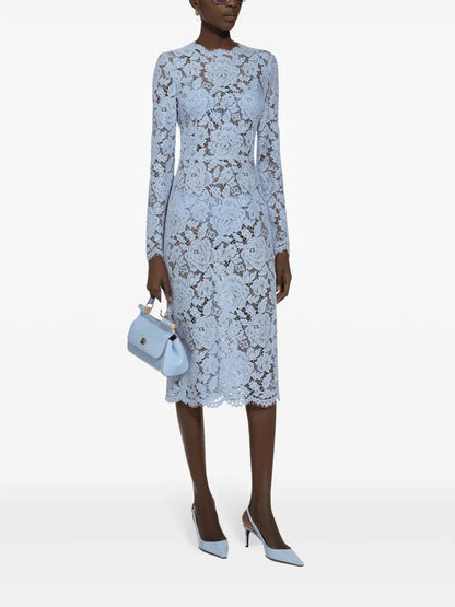 Cordonetto-Lace Sheath Dress