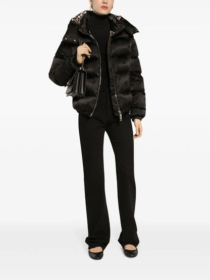 Monogram-Jacquard Puffer Jacket