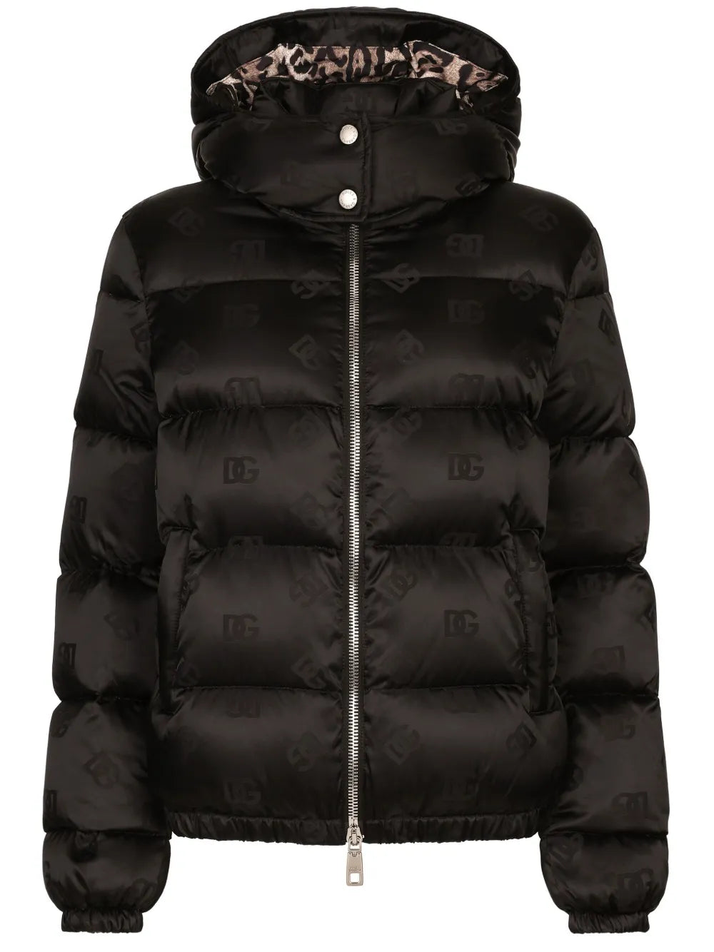 Monogram-Jacquard Puffer Jacket