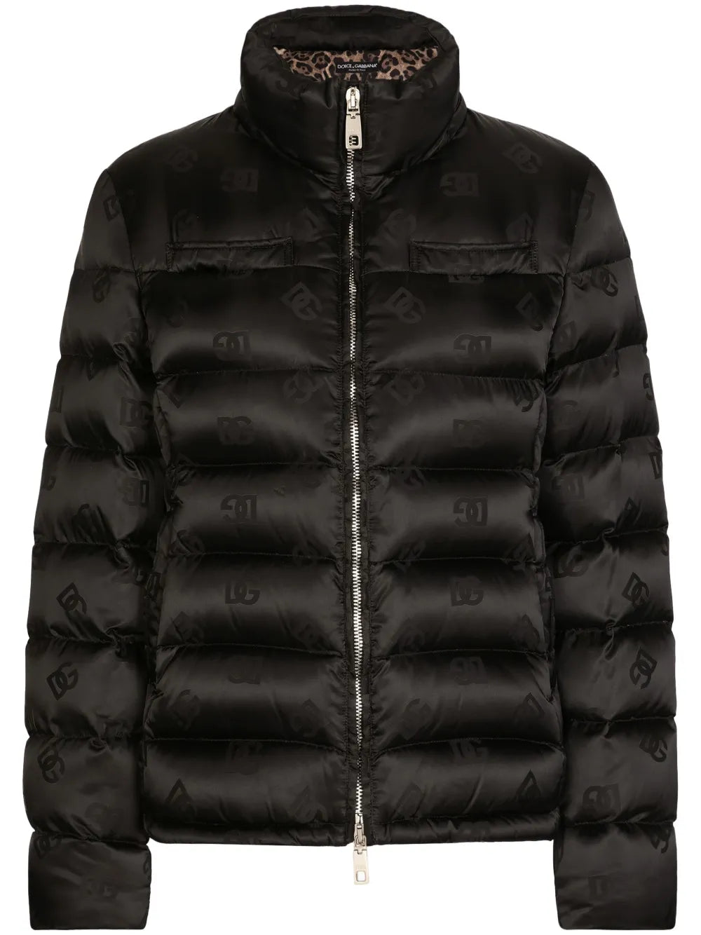 Monogram-Jacquard Puffer Jacket