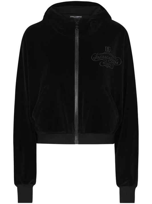 Logo-Embroidered Hoodie