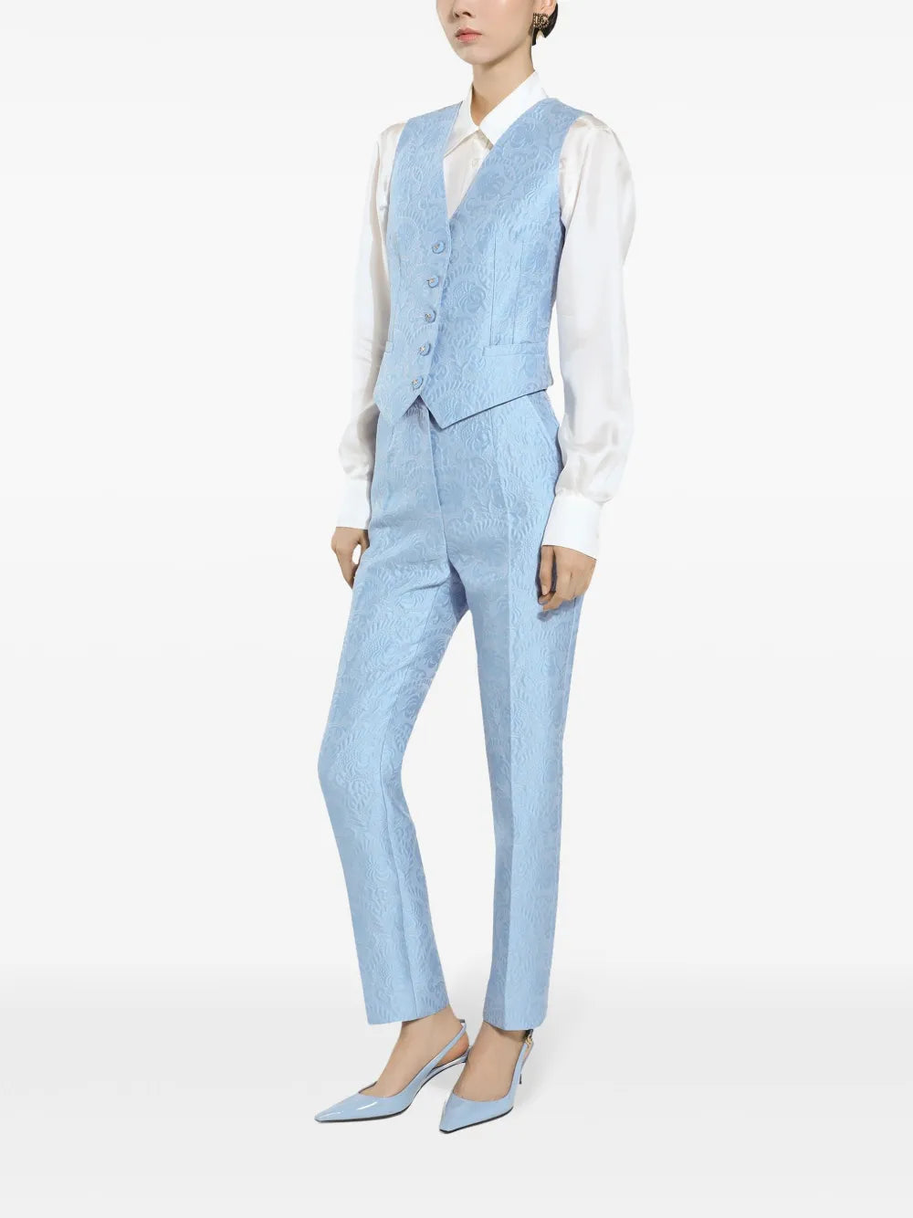 Jacquard Tailored Trousers