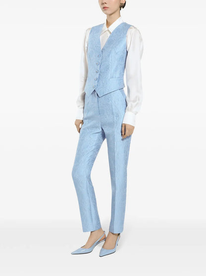 Jacquard Tailored Trousers