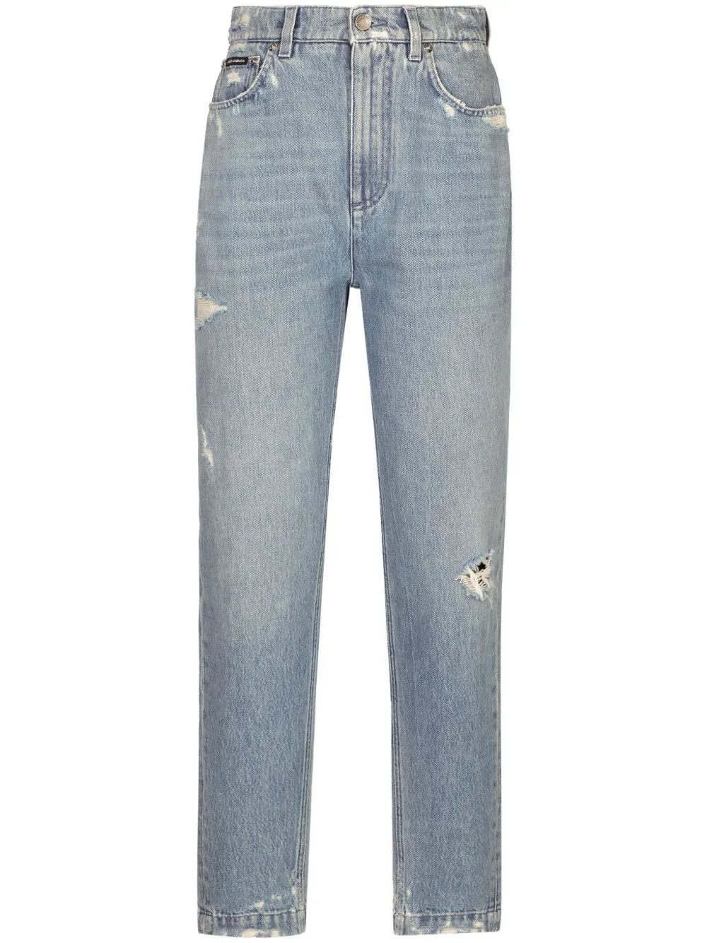 Mini-Ripped Detail Jeans