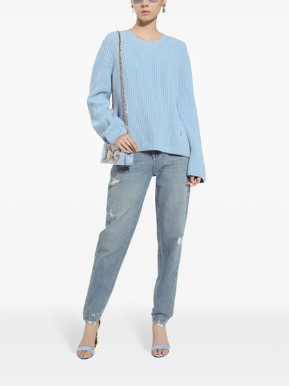 Mini-Ripped Detail Jeans