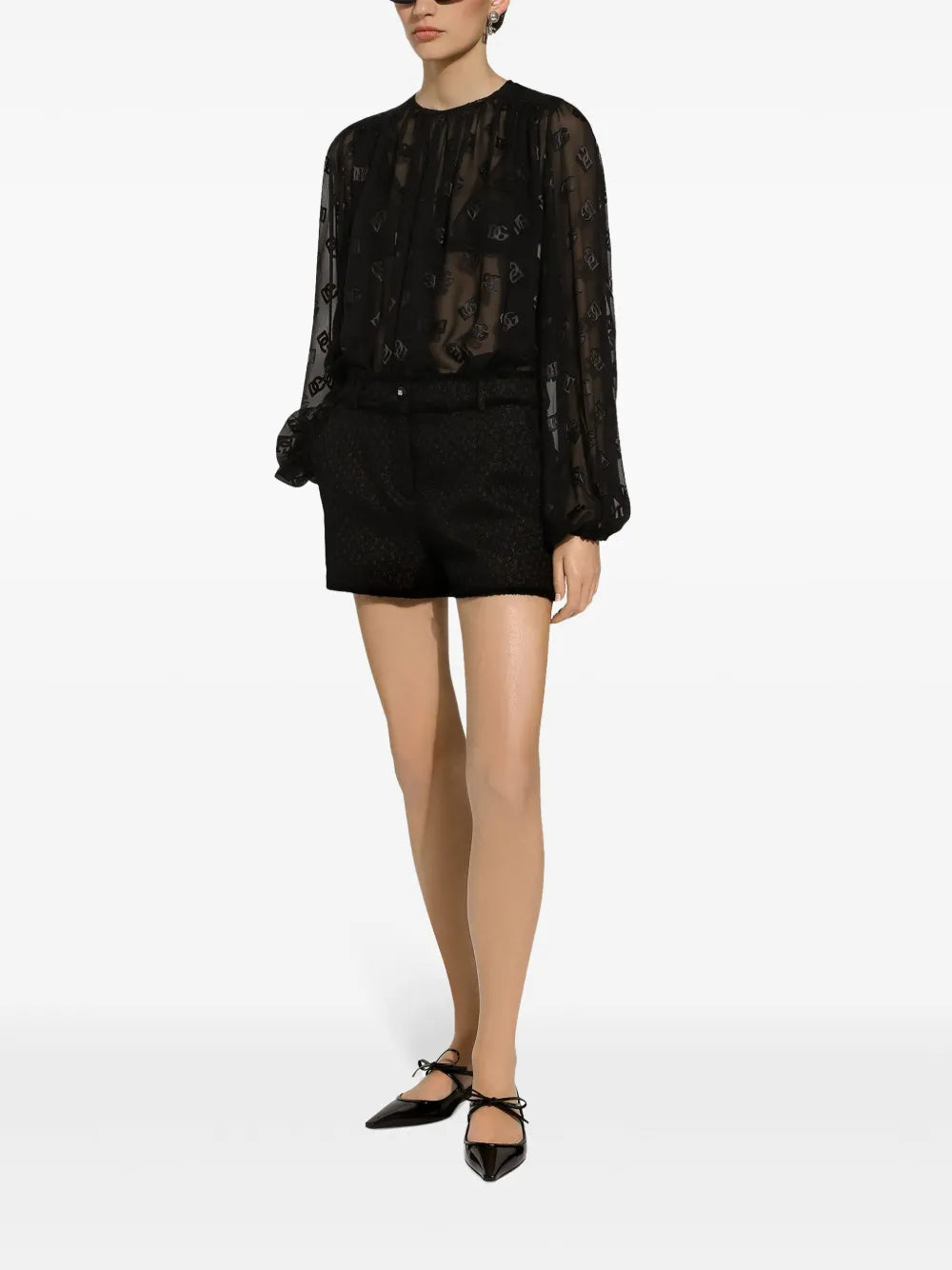 Frayed Detailing Tailored Shorts
