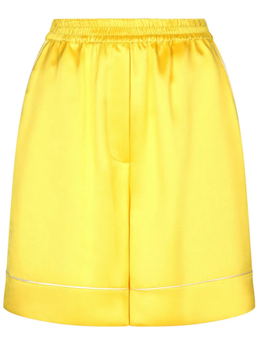 Lemon Silk Shorts