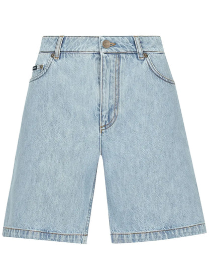 Denim Bermuda Shorts