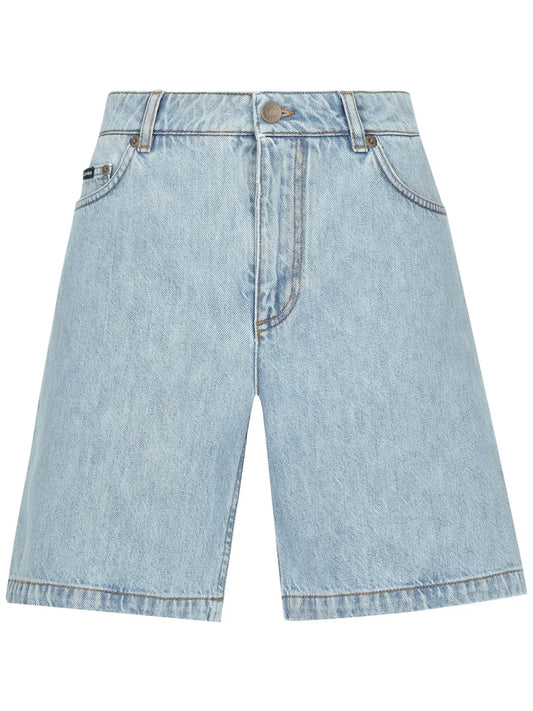 Denim Bermuda Shorts