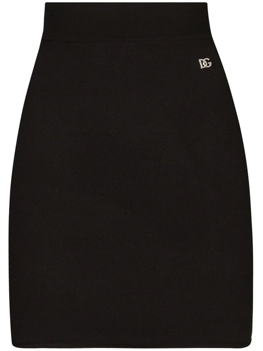 Logo-Plaque Mini Skirt