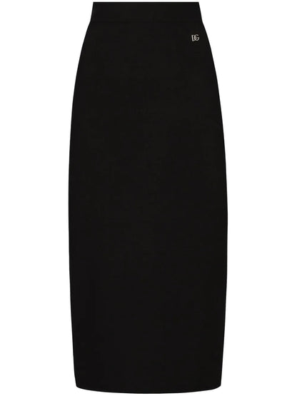 Dg-Logo Pencil Skirt