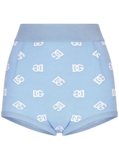 Logo-Embroidered Mini-Shorts