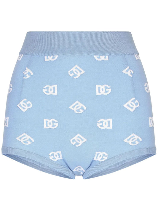 Logo-Embroidered Mini-Shorts