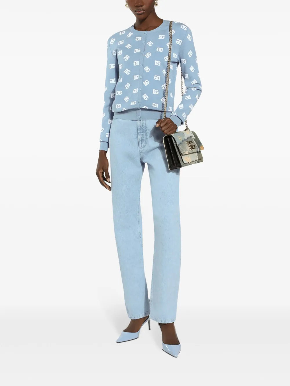 Logo Print Cardigan