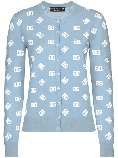 Logo Print Cardigan