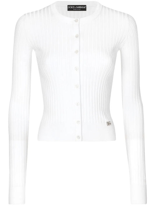 Ribbed-Knit Cardigan