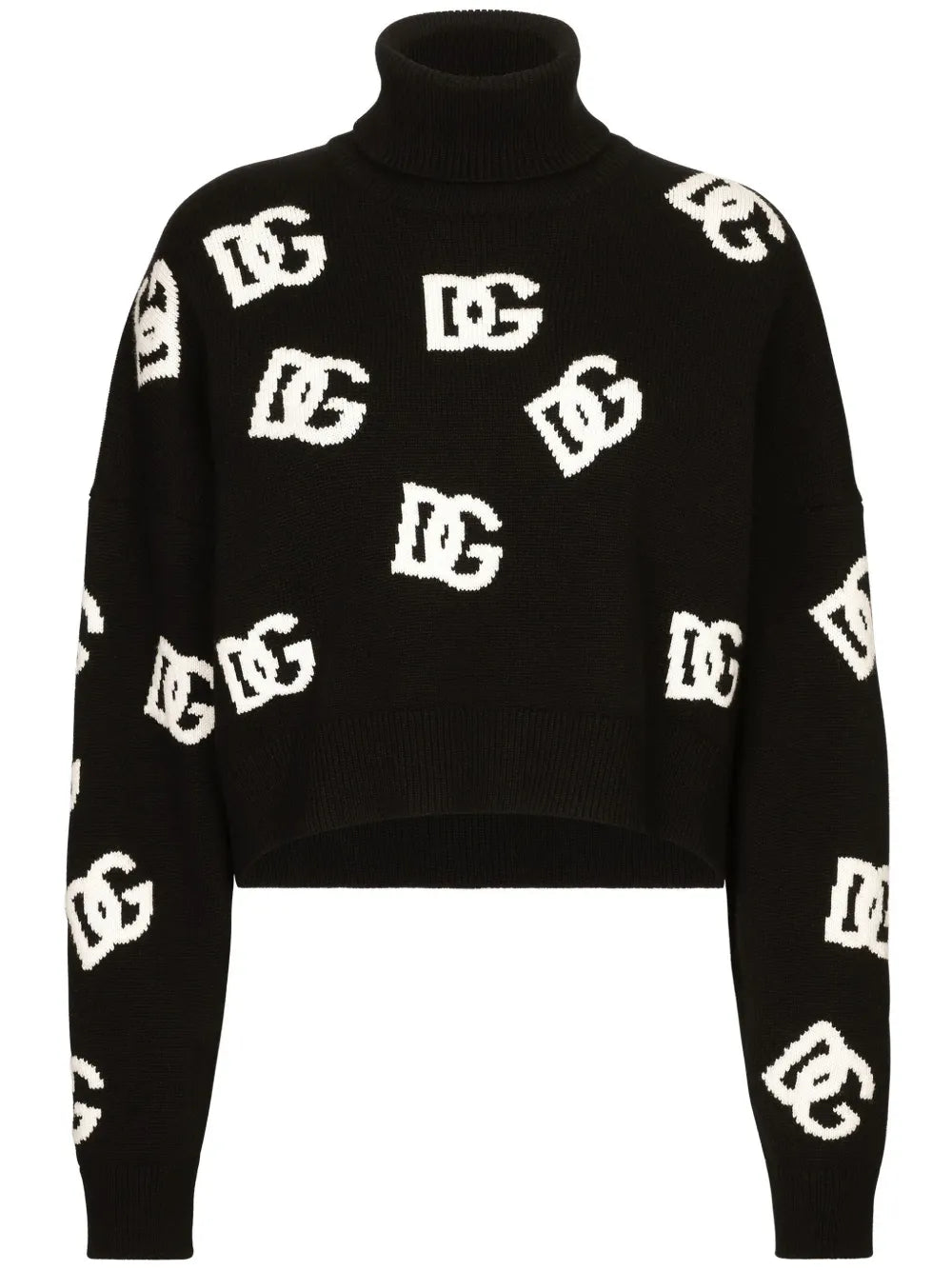 Intarsia-Knit Logo Jumper