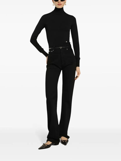 Ribbed Knit Turtleneck