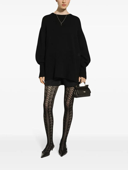 Balloon-Sleeve Jumper