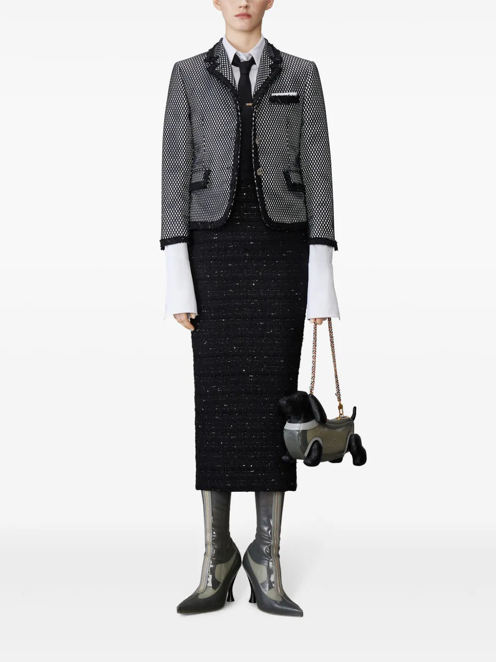 Tweed Pencil Skirt