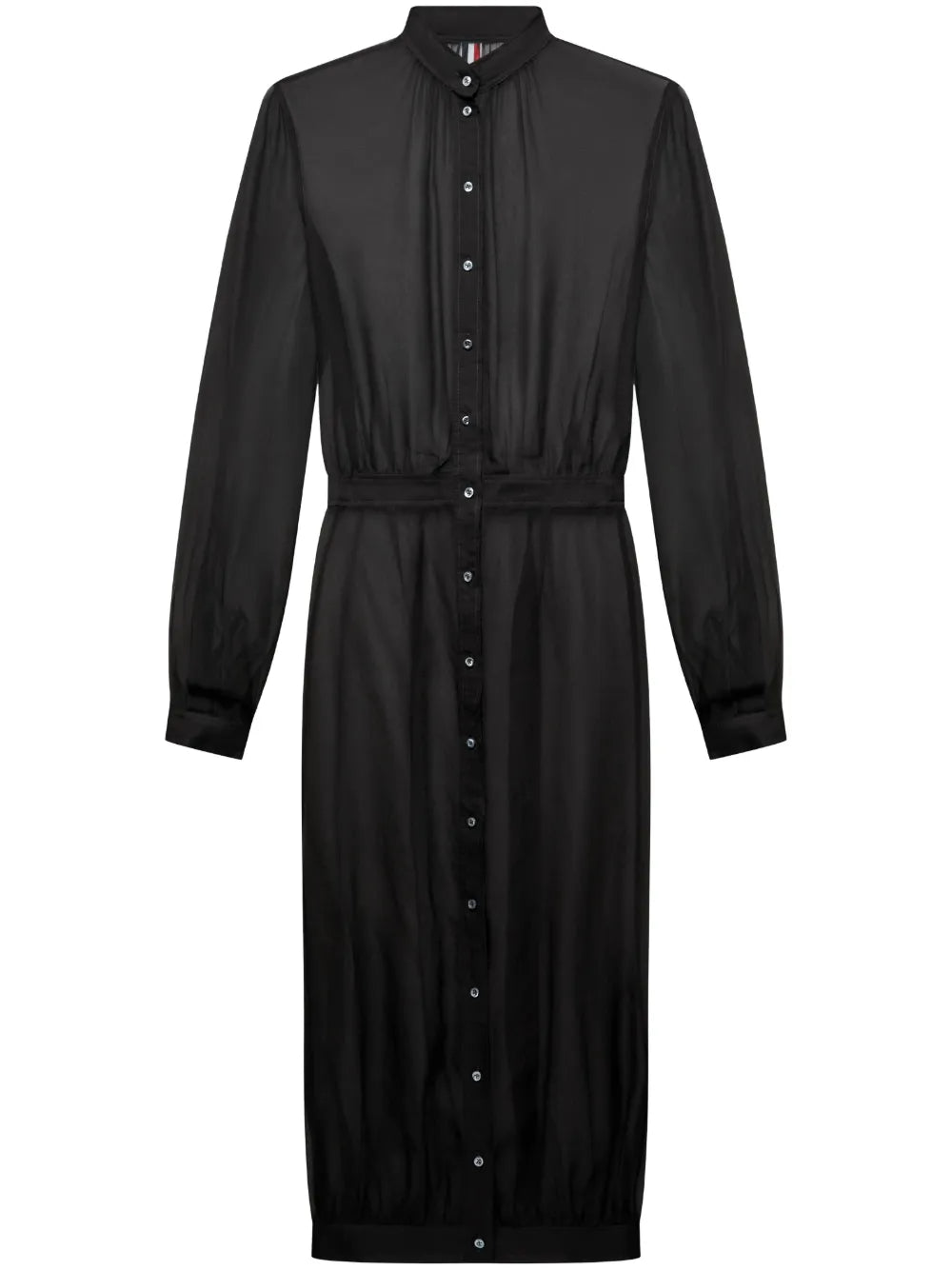 Semi-Sheer Midi Dress