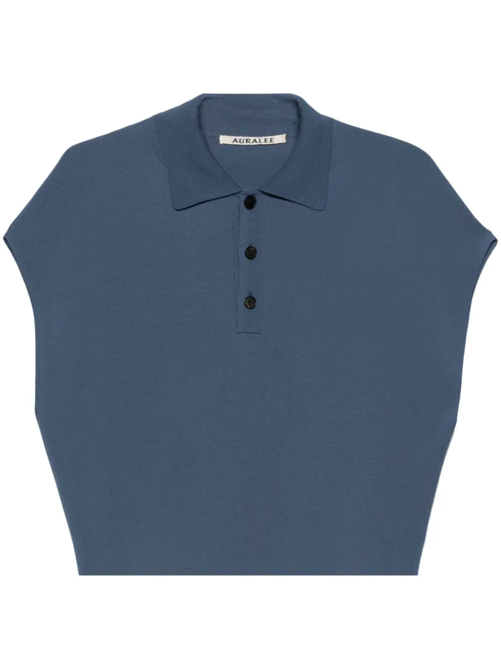 Ribbed-Knit Polo Shirt
