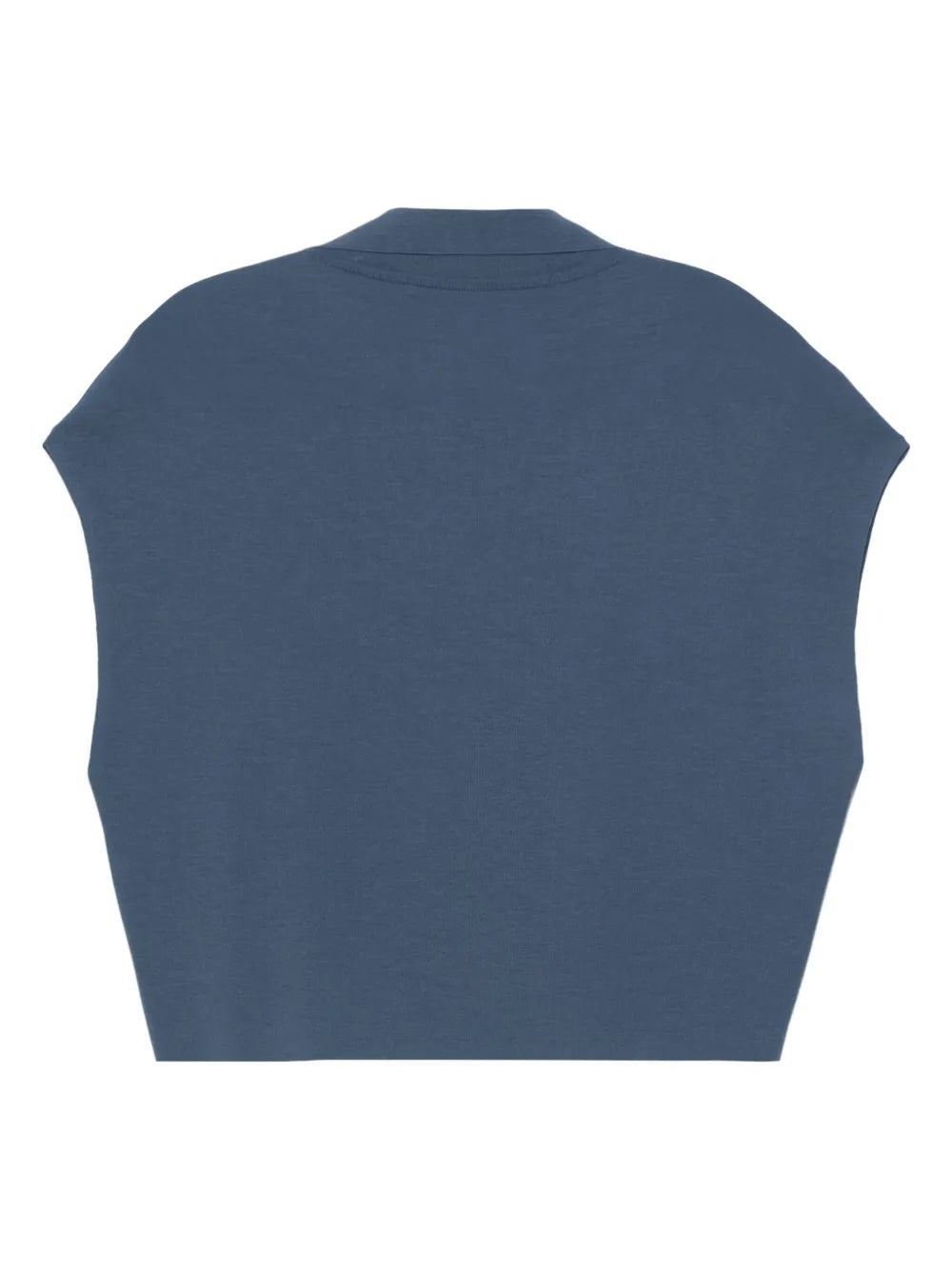 Ribbed-Knit Polo Shirt