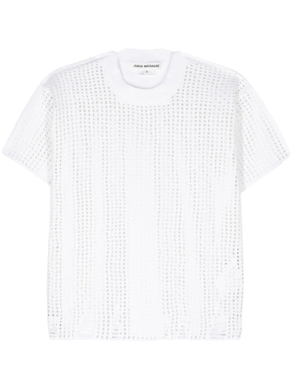 Panelled Open-Knit Top