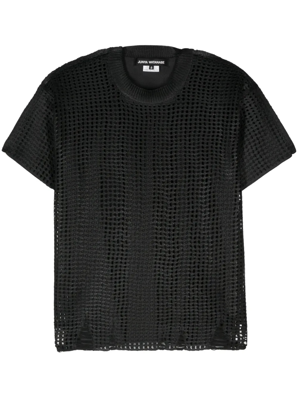 Panelled Open-Knit Top