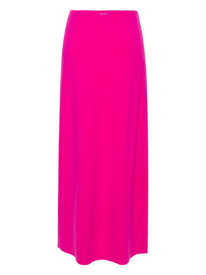 Knot-Detail Midi Skirt