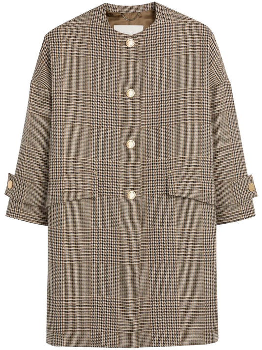 Humbie Collarless Coat