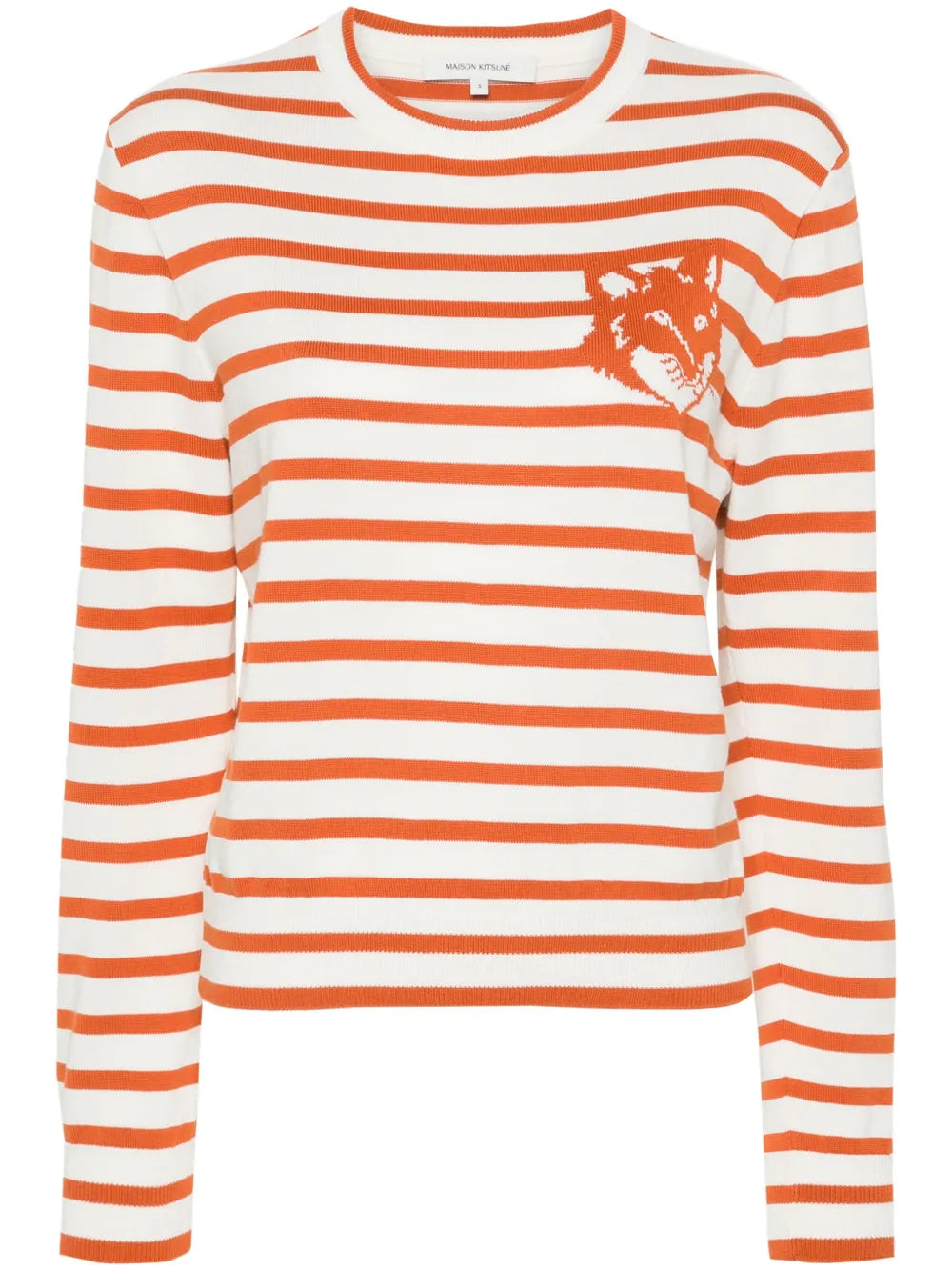 Fox Head Intarsia-Knit Jumper